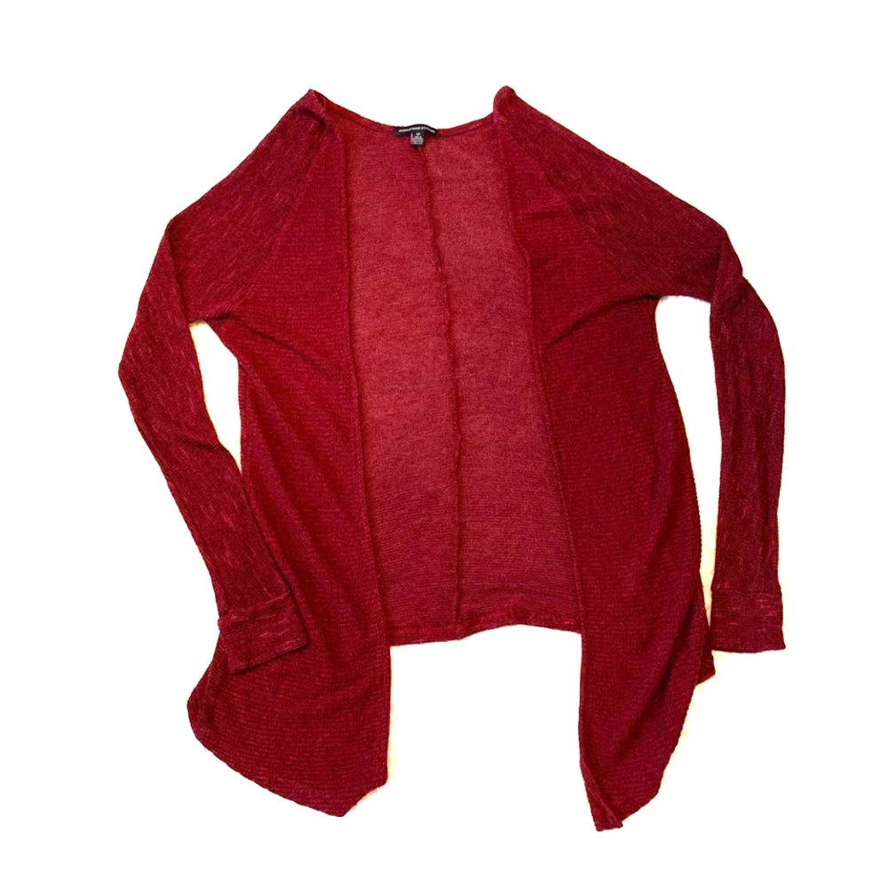 Maroon AE cardigan